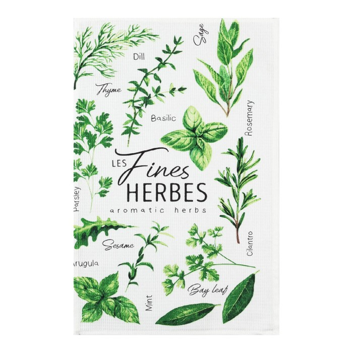 Набор кухонных полотенец Доляна &laquo;Красота повсюду&raquo;, 35х60см-4шт, 100% хлопок