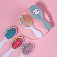 Расчёска массажная, 5,5 &times; 15 см, рисунок МИКС