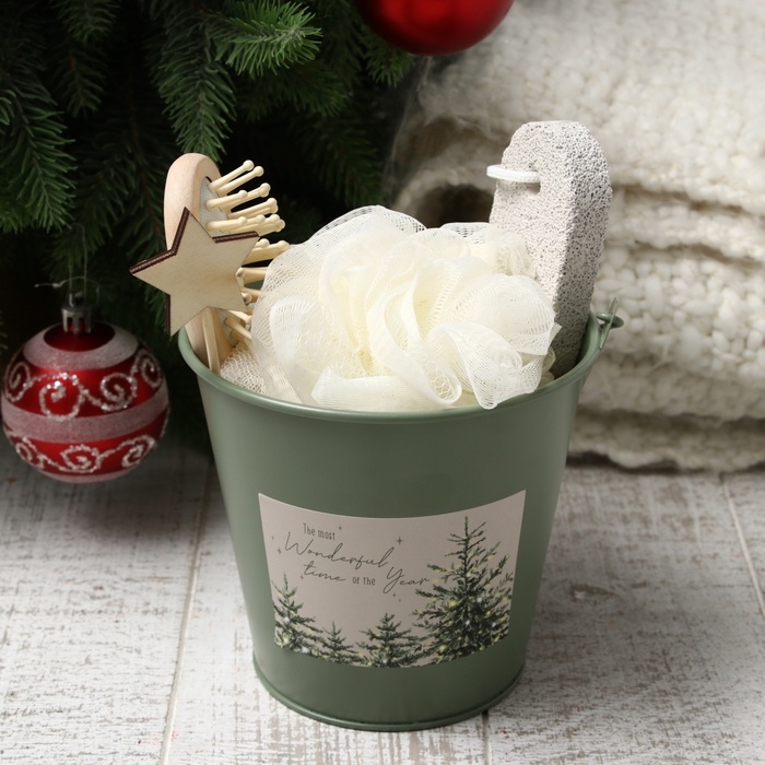 Набор подарочный Этель Winter magic полотенце 30х60 см и аксс (4 предм)