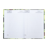 Ежедневник недатированный А5, 80 листов, твёрдая обложка, глянцевая ламинация, "АВОКАДО. ПАТТЕРН", блок офсет Ежедневник недатированный А5, 80 листов, твёрдая обложка, глянцевая ламинация, "АВОКАДО. ПАТТЕРН", блок офсет