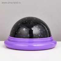 Ночник-проектор "Летающая тарелка" LED 2 режима от батареек 3ААА/USB МИКС 11х11х6,5 см Ночник-проектор "Летающая тарелка" LED 2 режима от батареек 3ААА/USB МИКС 11х11х6,5 см