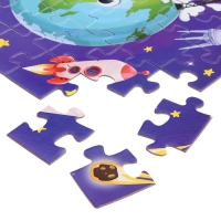 Пазлы 4 в 1 «Космическое приключение», 25, 36, 49, 64 элемента Пазлы 4 в 1 «Космическое приключение», 25, 36, 49, 64 элемента