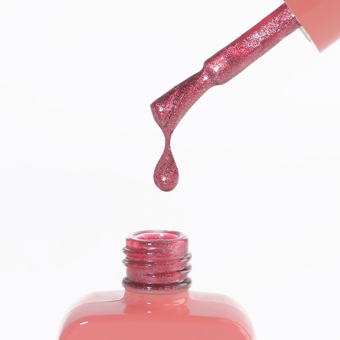 Гель лак для ногтей &laquo;CAT`S EYE GENTLE&raquo;, 3-х фазный, 10 мл, LED/UV, цвет красный (53)