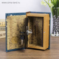 Сейф-книга дерево "Ретро. Цветы. Бабочки" кожзам 17х11х5 см Сейф-книга дерево "Ретро. Цветы. Бабочки" кожзам 17х11х5 см