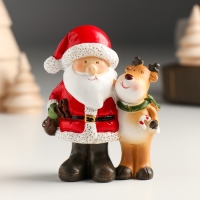 Сувенир полистоун "Дед Мороз с помощником-олешкой" МИКС 6,6х4х8 см Сувенир полистоун "Дед Мороз с помощником-олешкой" МИКС 6,6х4х8 см