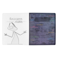 Тетрадь предметная РУССКИЙ ЯЗЫК, 48 листов в линейку, ErichKrause "Чубрик", пластиковая обложка, шелкография, блок офсет 100% белизна, инфо-блок