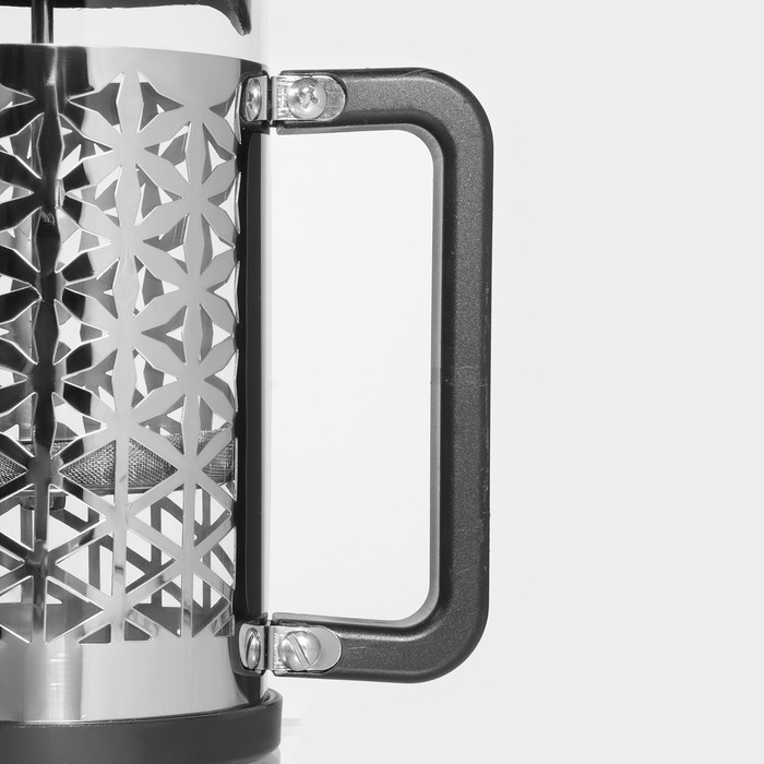 Чайник заварочный френч - пресс «Сейхо», 600 мл, стекло, нержавеющая сталь Чайник заварочный френч - пресс «Сейхо», 600 мл, стекло, нержавеющая сталь