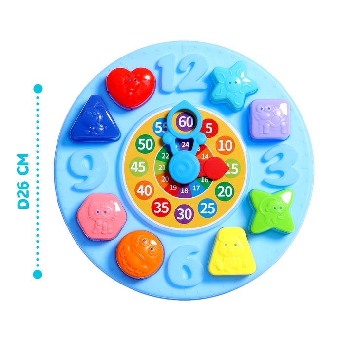 Развивающий сортер &laquo;Учим время&raquo;, 8 фигур