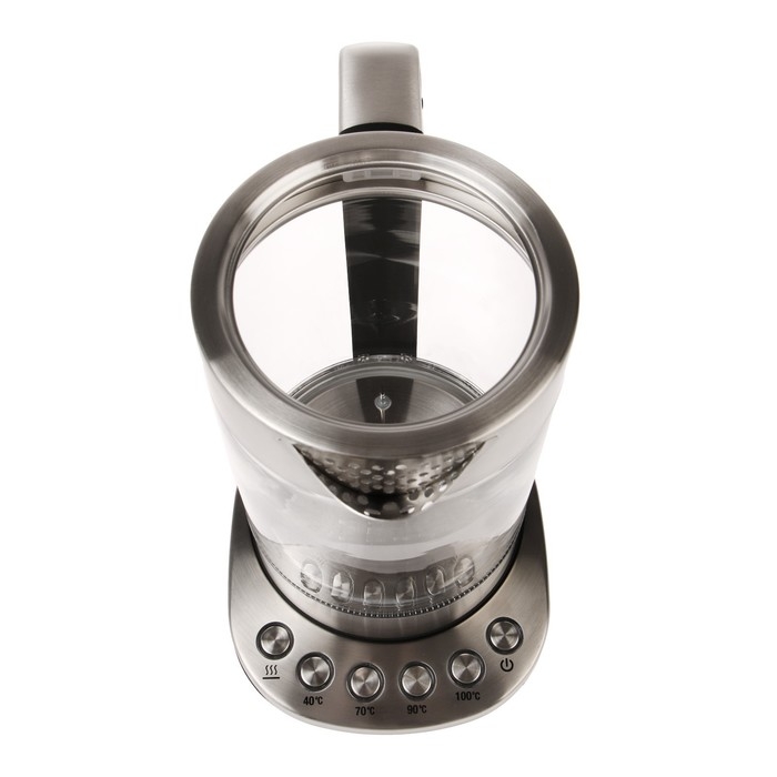 Чайник электрический Windigo LSK-1807, стекло, 1.7 л, 2200 Вт, регулировка t° Чайник электрический Windigo LSK-1807, стекло, 1.7 л, 2200 Вт, регулировка t°