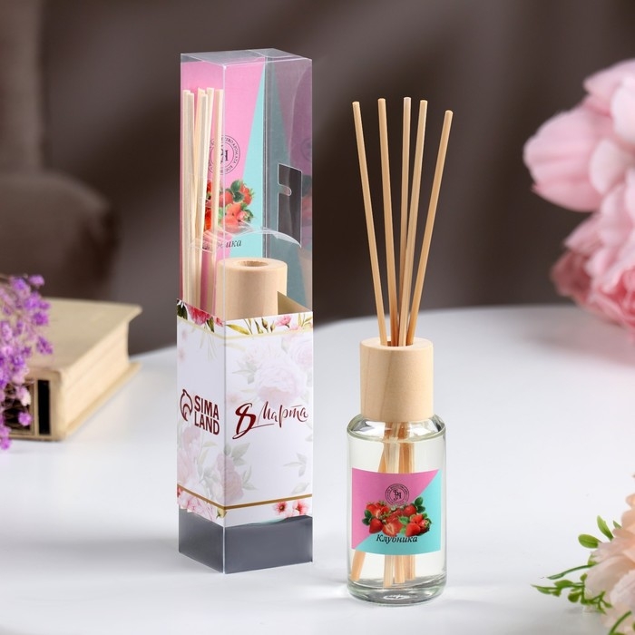 Диффузор ароматический Диффузор ароматический "Модерн", 50 мл, клубника, "Богатство Аромата"