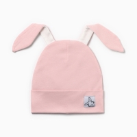 Шапка детская "Banny", цвет пудра, размер 54-58 Шапка детская "Banny", цвет пудра, размер 54-58