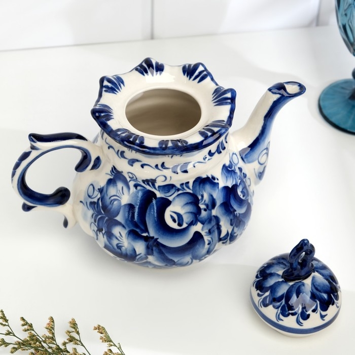 Чайник &laquo;Анимон&raquo;, 1 л, гжель