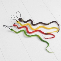 Прикол &laquo;Змея&raquo;, резиновая, цвета МИКС