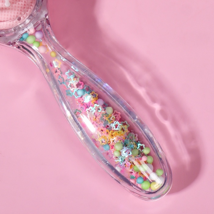 Расчёска-шейкер &laquo;Ice cream&raquo;, 5 &times; 18 см, рисунок МИКС