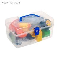 Конструктор винтовой &laquo;Трактор&raquo;, с электрическим шуруповертом, отверткой и насадками