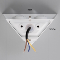 Светильник "Феба" 3хLED 3Вт 4000К IP66 белый 13,2х4х7,8 см