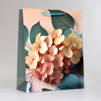 Пакет ламинированный &laquo;Flowers&raquo;, M 26 &times; 32 &times; 10 см