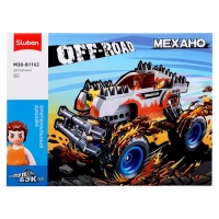 Конструктор внедорожник &laquo;Бигфут&raquo; Sluban Механо, инерционный, 267 деталей, 6+