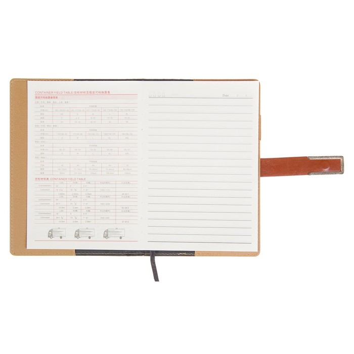 Органайзер А5, с хлястиком, 100 листов, линия, обложка ПВХ, синий