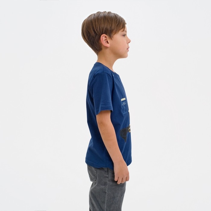 Футболка детская KAFTAN "Шериф" р.28 (86-92), синий