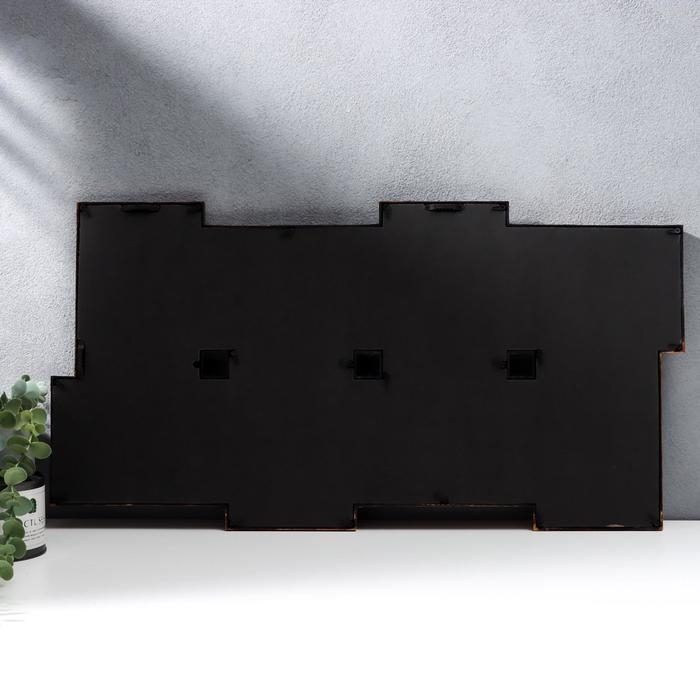 Фоторамка пластик на 8 фото 10х15 см Фоторамка пластик на 8 фото 10х15 см "Герб ажурный" под бронзу 68,5х35 см