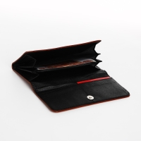 Кошелёк женский на кнопке, цвет коричневый Кошелёк женский на кнопке, цвет коричневый