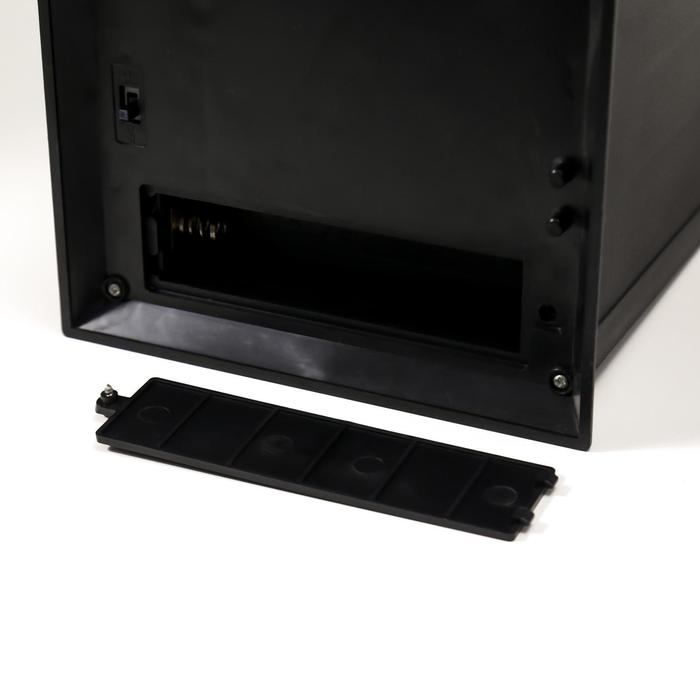 Ночник Ночник "Камин" LED черный 16х14х26 см