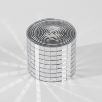 Зеркальная мозайка клеевая, 0,5 × 0,5 см, 8 рядов 4 см × 1 м, серебряное стекло Зеркальная мозайка клеевая, 0,5 × 0,5 см, 8 рядов 4 см × 1 м, серебряное стекло