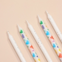 Свечи для торта "Сердца", 12 шт, белые