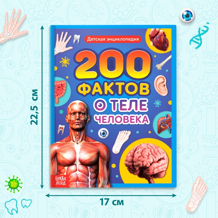 Энциклопедия в твёрдом переплёте &laquo;200 фактов о теле человека&raquo;, 48 стр.