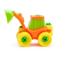 Конструктор винтовой «Трактор», 21 деталь, цвета МИКС Конструктор винтовой «Трактор», 21 деталь, цвета МИКС