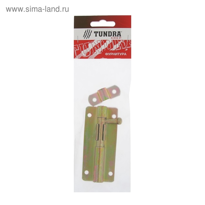 Задвижка дверная ТУНДРА ЗД 005, 100 мм, оцинкованная, 1 шт. Задвижка дверная ТУНДРА ЗД 005, 100 мм, оцинкованная, 1 шт.