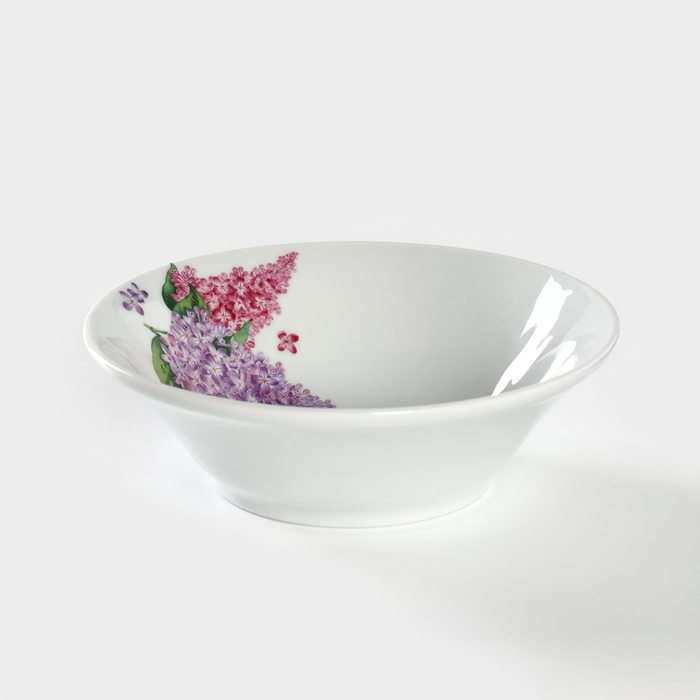 Салатник фарфоровый «Идиллия. Сирень», 600 мл, d=17,5 см Салатник фарфоровый «Идиллия. Сирень», 600 мл, d=17,5 см