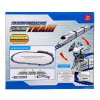 Железная дорога &laquo;Робот&raquo;, работает от батареек, свет и звук