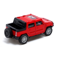 Машина металлическая &laquo;Пикап&raquo;, масштаб 1:43 инерция, цвет красный