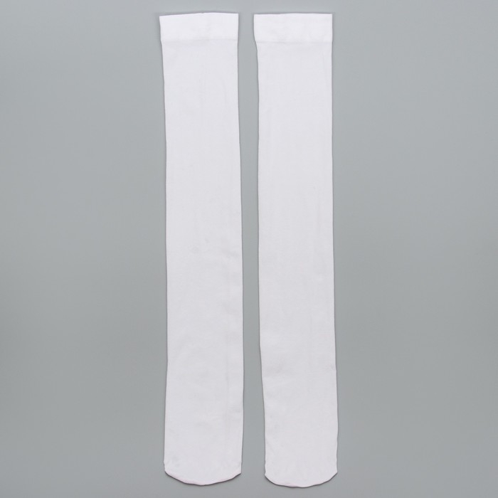 Гольфы для девочек школьные, цвет белый Гольфы для девочек школьные, цвет белый