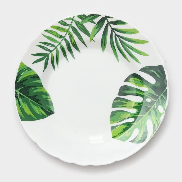 Сервиз столовый &laquo;Лист папоротника&raquo;, 37 предметов, стеклокерамика