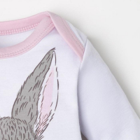 Набор: боди, штанишки и шапочка Крошка Я "Зайчик" рост 86-92 см Набор: боди, штанишки и шапочка Крошка Я "Зайчик" рост 86-92 см