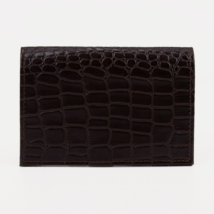 Обложка для паспорта TEXTURA, цвет коричневый