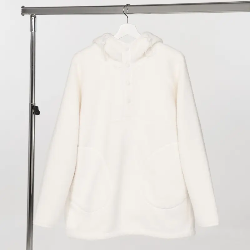 Анорак унисекс Oblako, молочно-белый, размер ХS/S