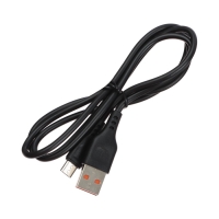 Кабель microUSB - USB, 2.4 А, 1 м, зарядка + передача данных, пакет, черный Кабель microUSB - USB, 2.4 А, 1 м, зарядка + передача данных, пакет, черный
