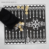 Нарды в мешочке с полем &laquo;Герб&raquo;, 13 х 20 см