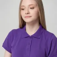 Рубашка поло женская Virma lady, фиолетовая, размер M