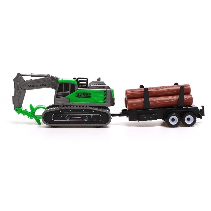 Экскаватор инерционный &laquo;Стройка&raquo;, с прицепом, МИКС