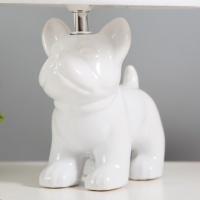 Настольная лампа "Бернард" 1х40Вт Е14 провод-1,6м белый 21х21х30см Настольная лампа "Бернард" 1х40Вт Е14 провод-1,6м белый 21х21х30см