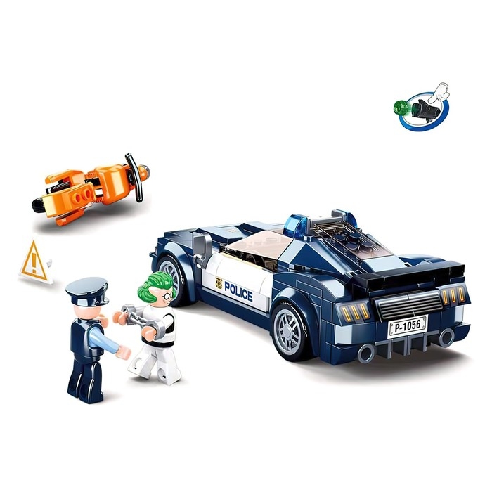 Конструктор Полиция &laquo;Погоня&raquo;, 284 детали