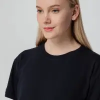 Футболка унисекс T-bolka 140, темно-синяя, размер S