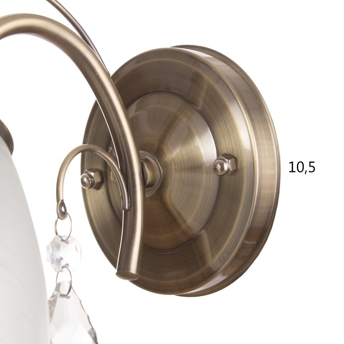 Бра Бра "Роуз" 1х40Вт Е27 Античная бронза 25х13х23см