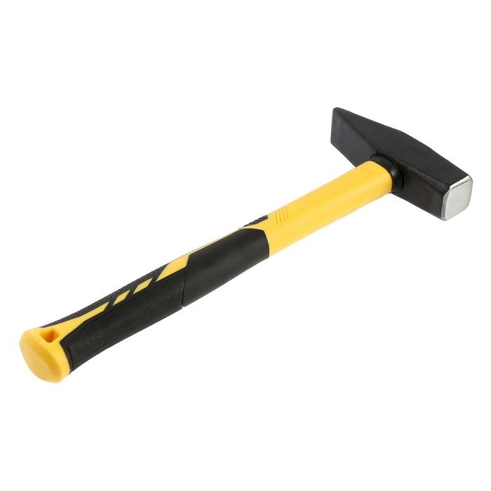 Молоток слесарный ТУНДРА ПРОФИ, квадратный боек, фиберглассовая 3К рукоятка, 600 г Молоток слесарный ТУНДРА ПРОФИ, квадратный боек, фиберглассовая 3К рукоятка, 600 г