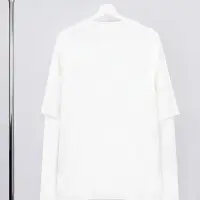 Футболка оверсайз с двойным рукавом Kosmos, молочно-белая, размер M/L